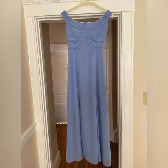Bridesmaid Dress from Dessy Group Size 0 Periwinkle Social Bridesmaids